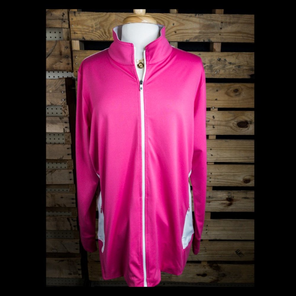 Hot Pink Track Jacket Brand FJ
